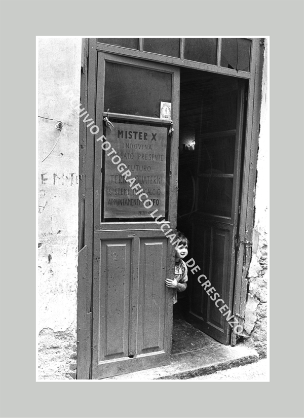 Fotografia &laquo;Mister X&raquo;, dall'archivio di Luciano De Crescenzo