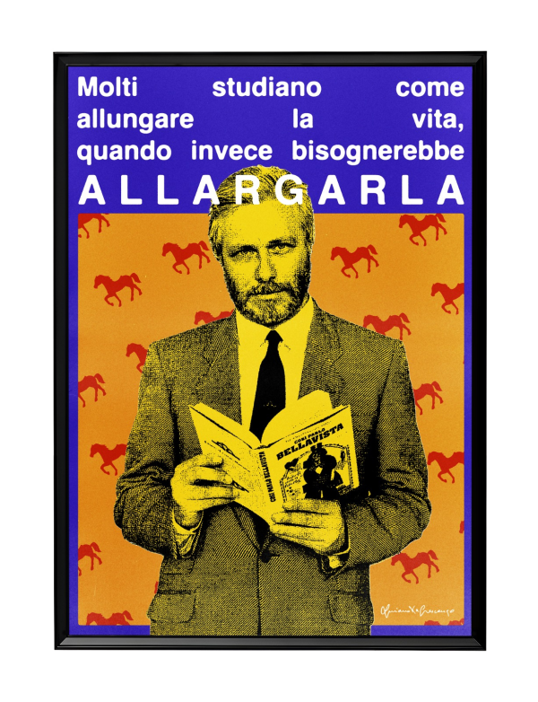 Opera dedicata a Luciano De Crescenzo